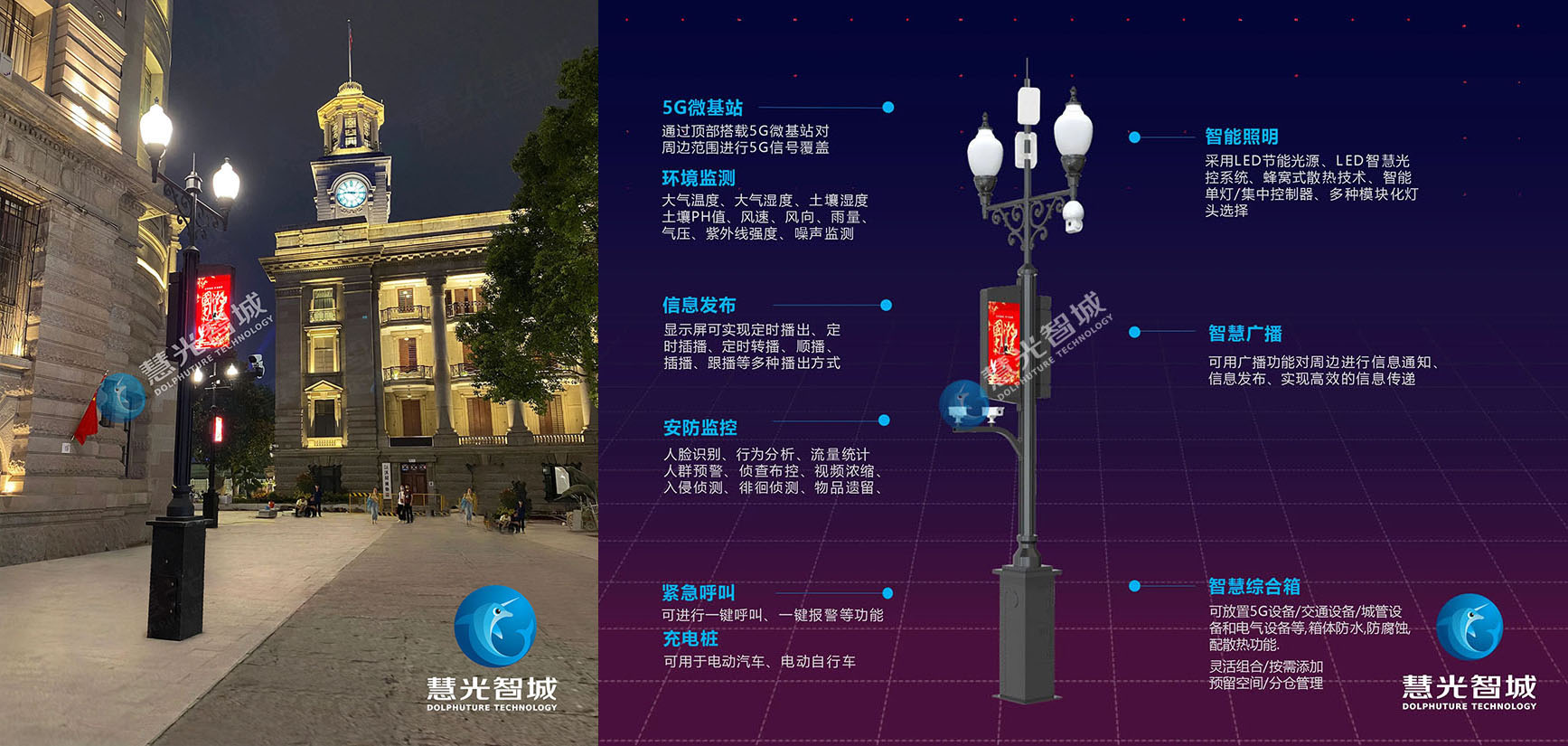 百年繁华 智慧重启  智慧灯杆助力国家级步行街江汉路改造(图1)