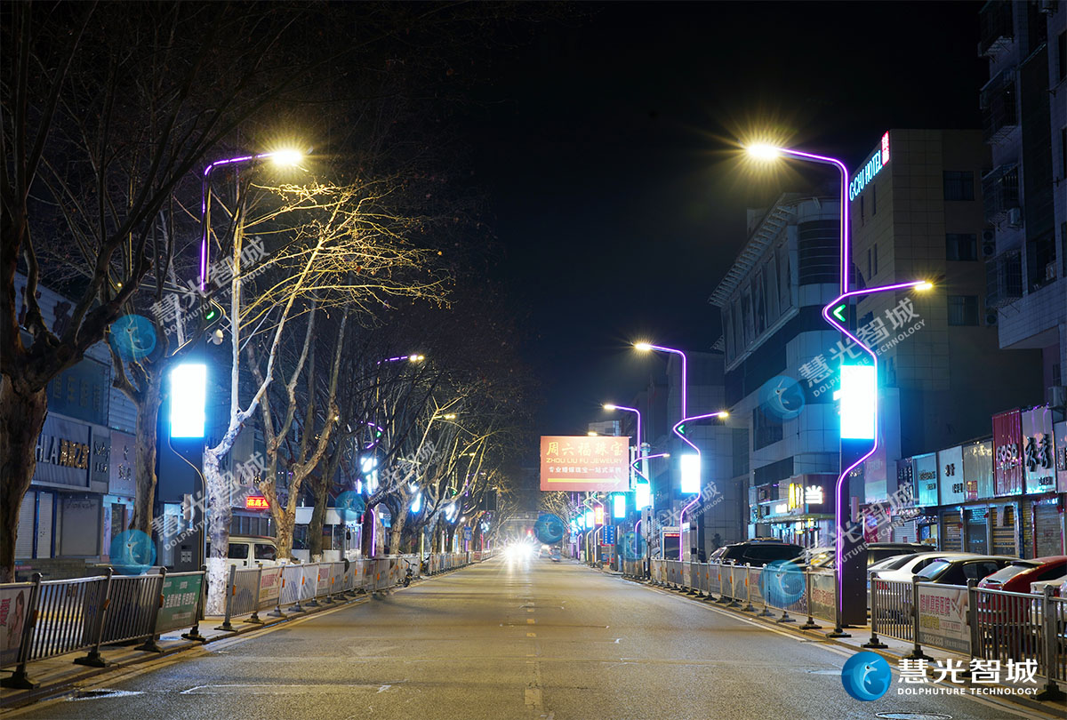 随州市解放路步行街5G多功能智慧灯杆项目(图4)